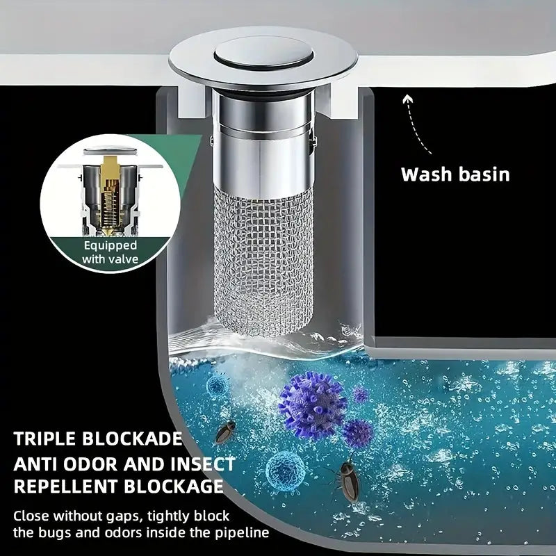 Filter - Keep your sink clear without a plumber needed!