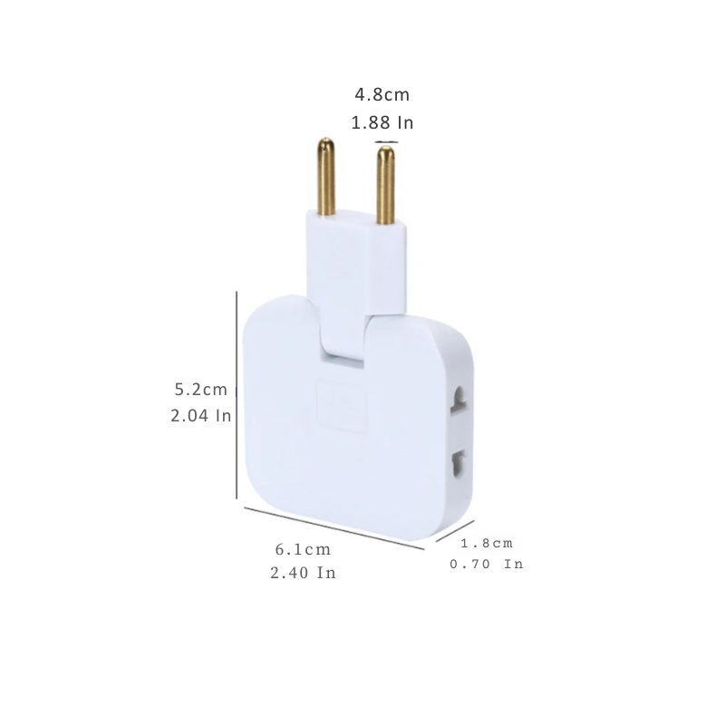 Compact and Stylish Universal Power Strip