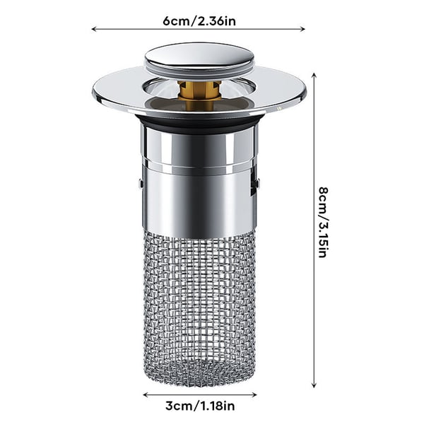 Filter - Keep your sink clear without a plumber needed!
