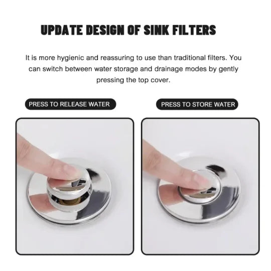 Filter - Keep your sink clear without a plumber needed!