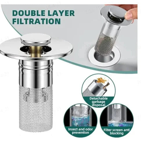 Filter - Keep your sink clear without a plumber needed!