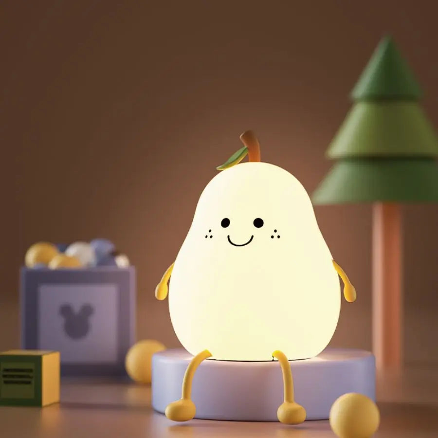 Rechargeable silicone night light for children
