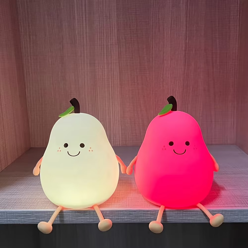 Rechargeable silicone night light for children