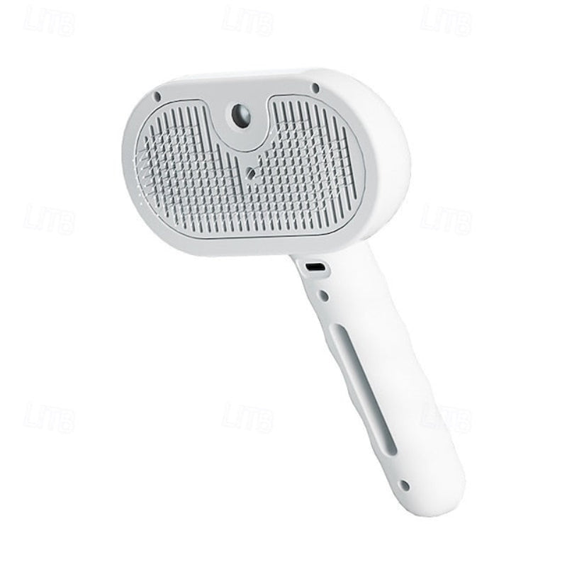 2-in-1 massaging brush for a shiny coat