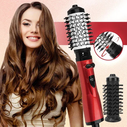2-in-1 Rotating Hair Brush & Dryer – Perfect for All Hair Types!