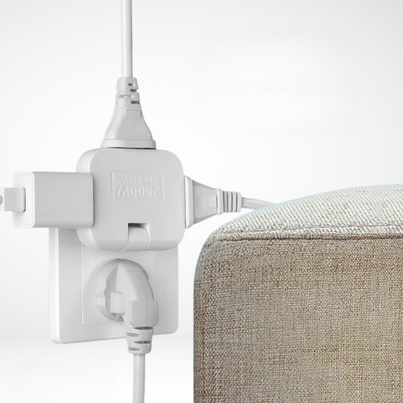 Compact and Stylish Universal Power Strip