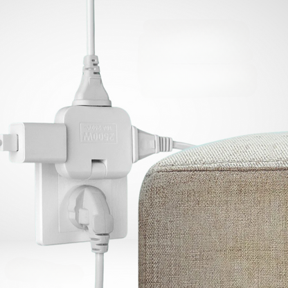 Compact and Stylish Universal Power Strip