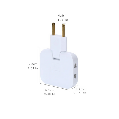 Compact and Stylish Universal Power Strip