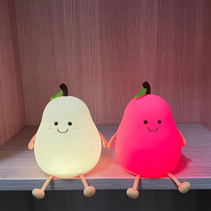 Rechargeable silicone night light for children