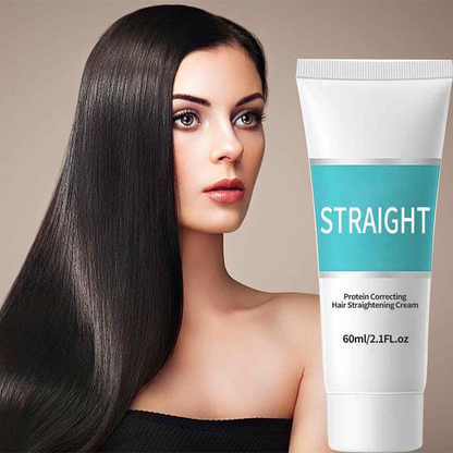 Creme alisador instantâneo para um cabelo sedoso